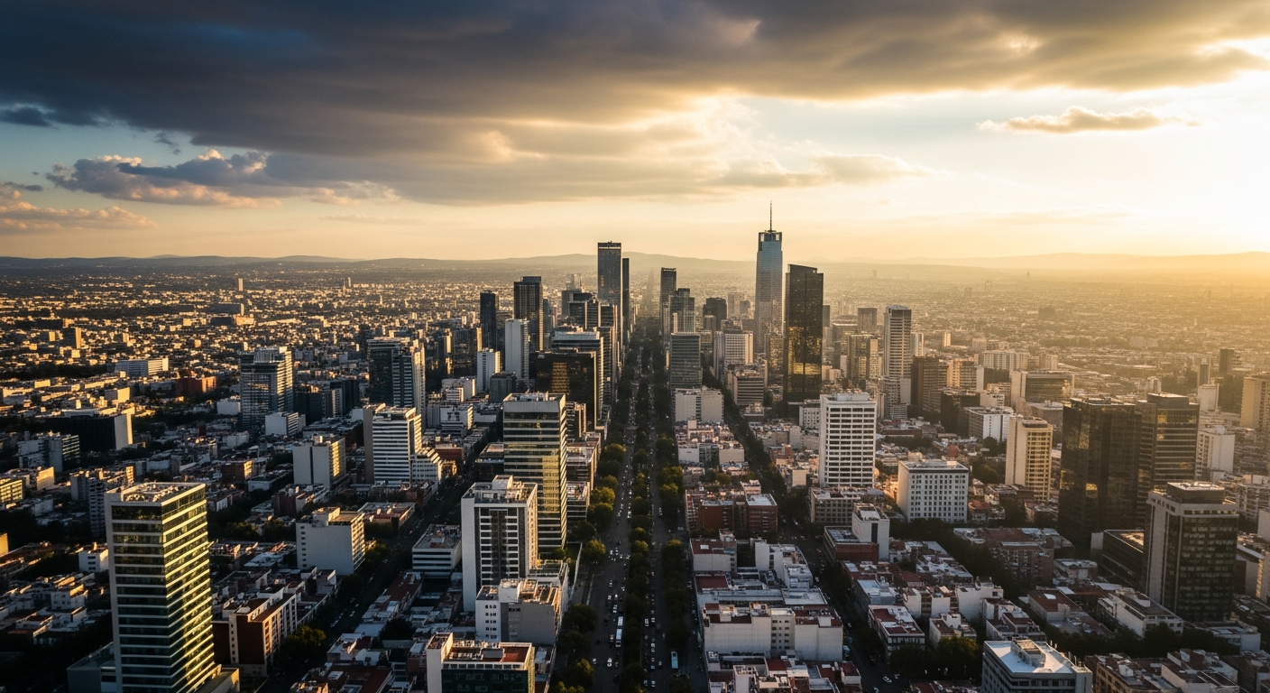 Documentos oficiales mexicanos sobre escritorio